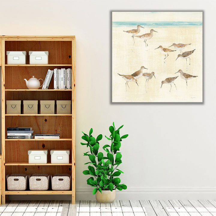 Sandpipers - Canvas Print Wall Art