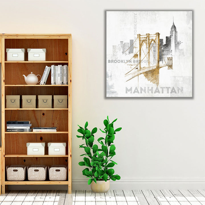 Brooklyn Bridge - Canvas Print Wall Art