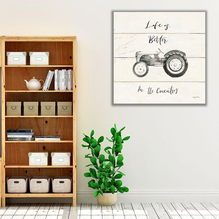 Life at Home II Shiplap - Canvas Print Wall Art