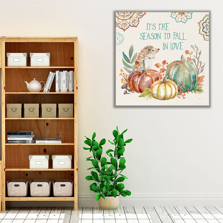 Autumn Friends III - Canvas Print Wall Art