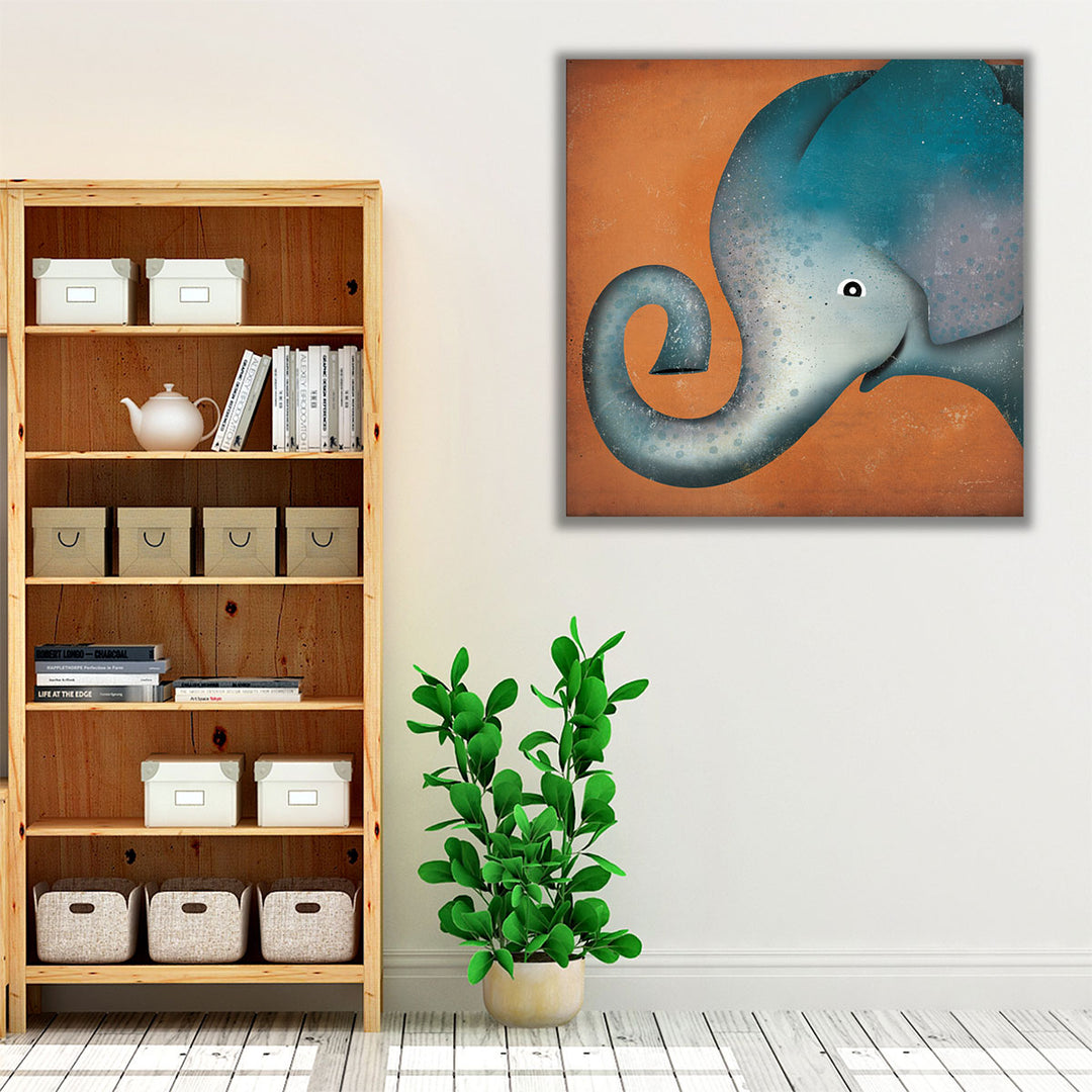 Elephant Wow - Canvas Print Wall Art