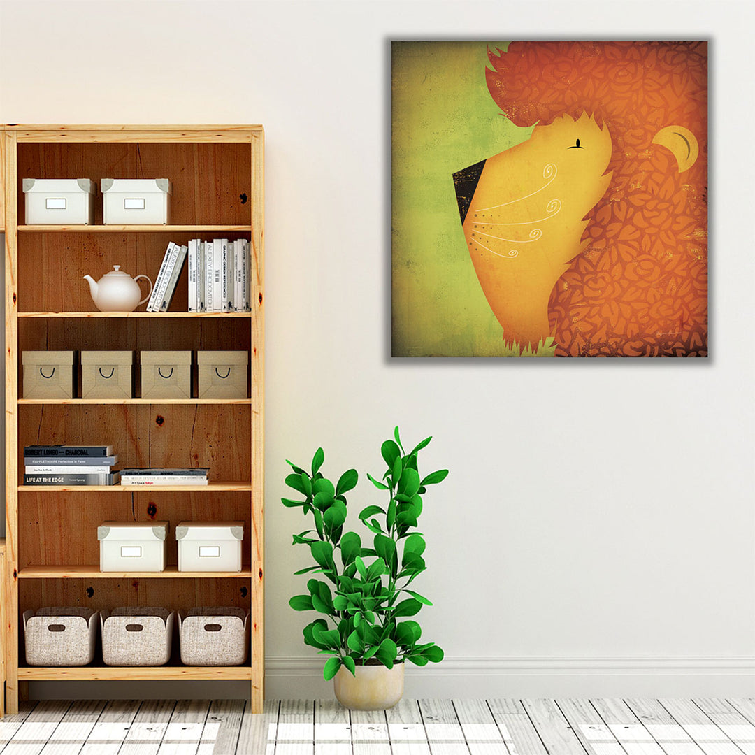 Lion Wow - Canvas Print Wall Art