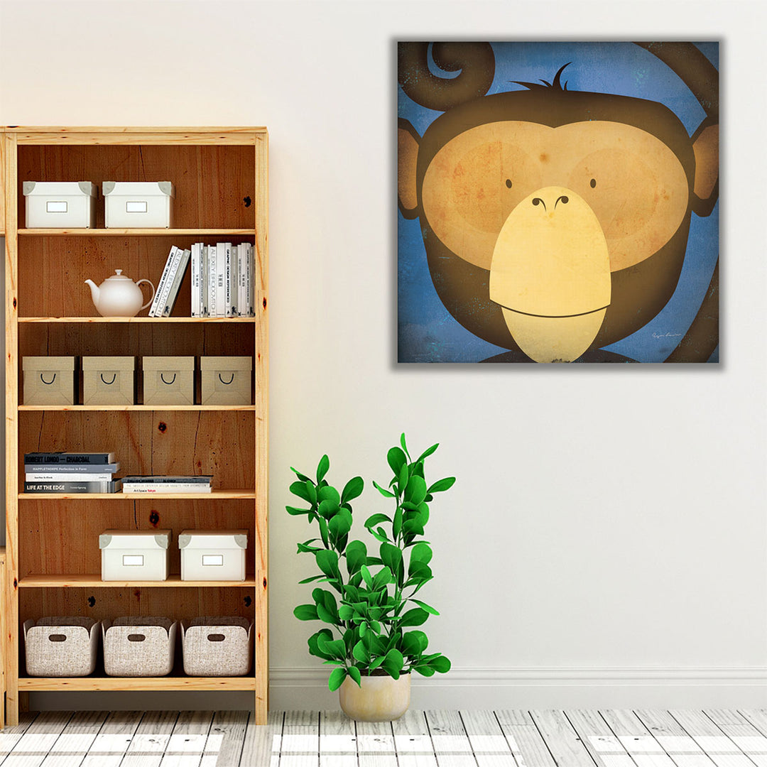 Monkey Wow - Canvas Print Wall Art