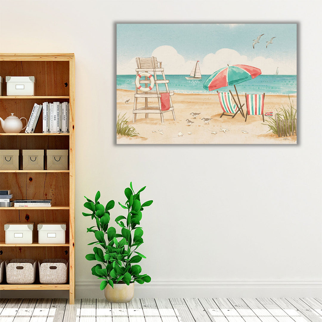 Beach Time I - Canvas Print Wall Art