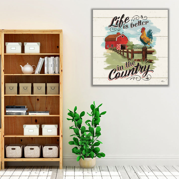 Farm Life III- Canvas Print Wall Art 