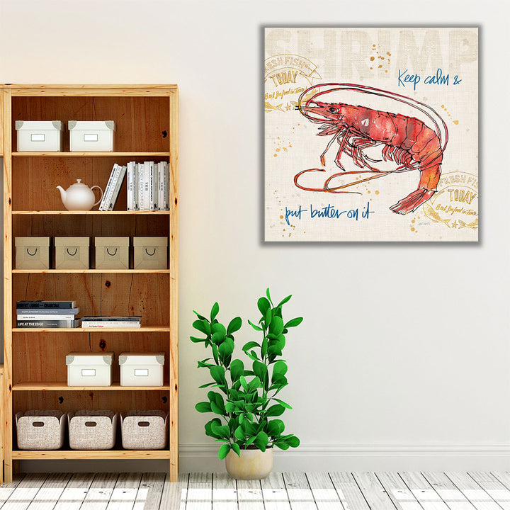 Coastal Catch IV - Canvas Print Wall Art