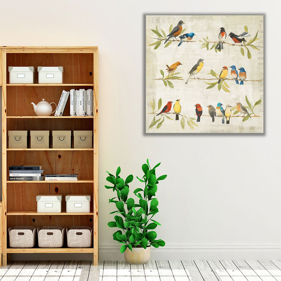 Adoration of the Magpie Music - Canvas Print Wall Art