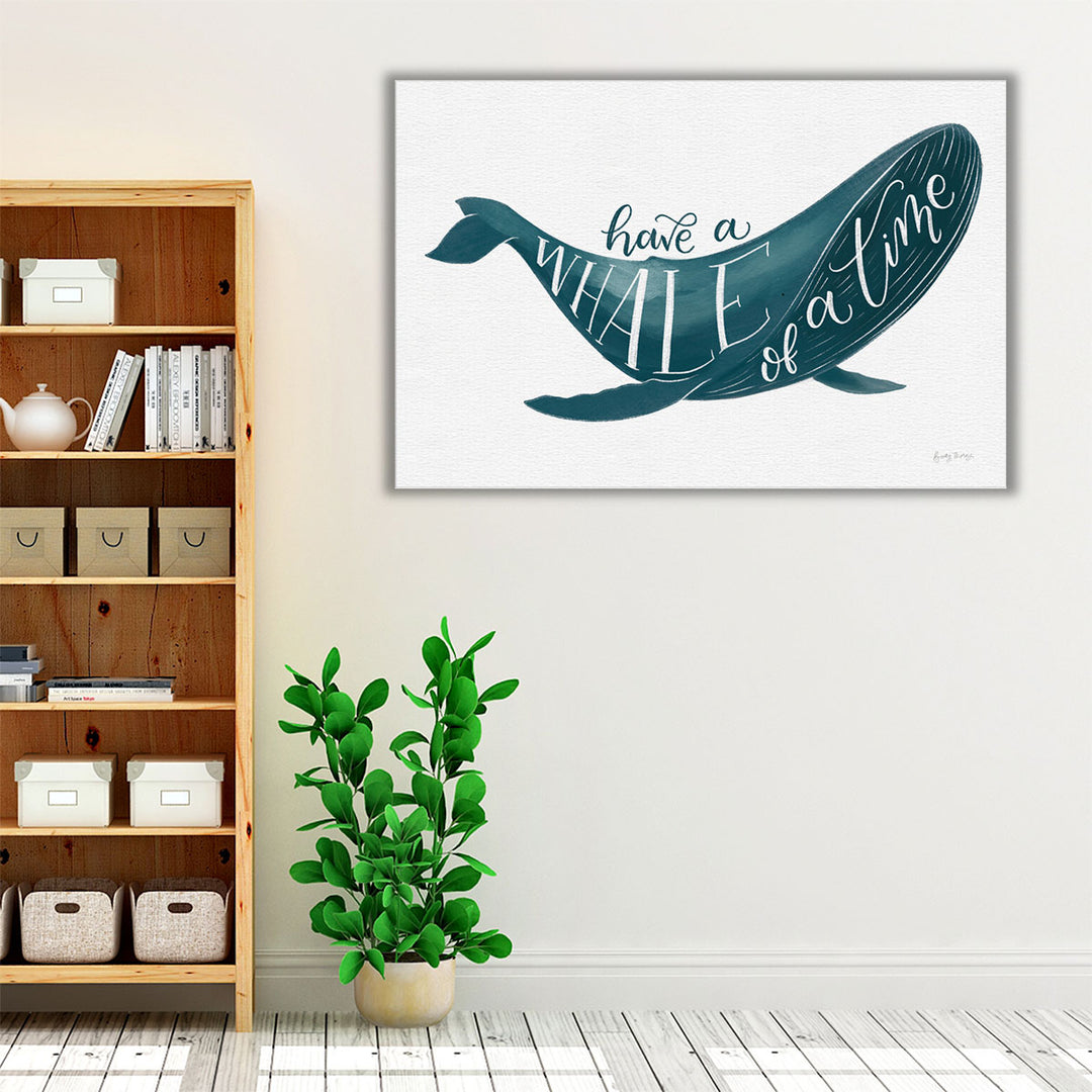 Whale of a Time - Canvas Print Wall Art