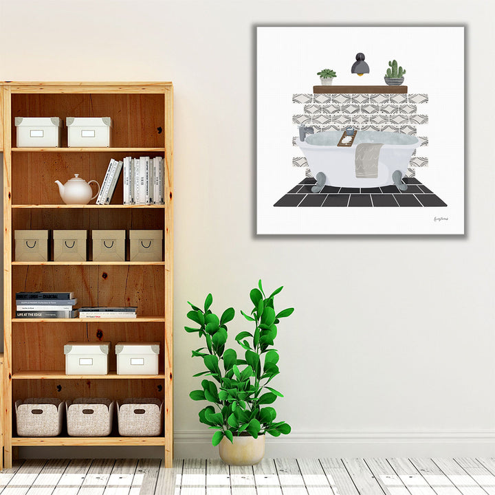 Relaxing Bathroom II - Canvas Print Wall Art