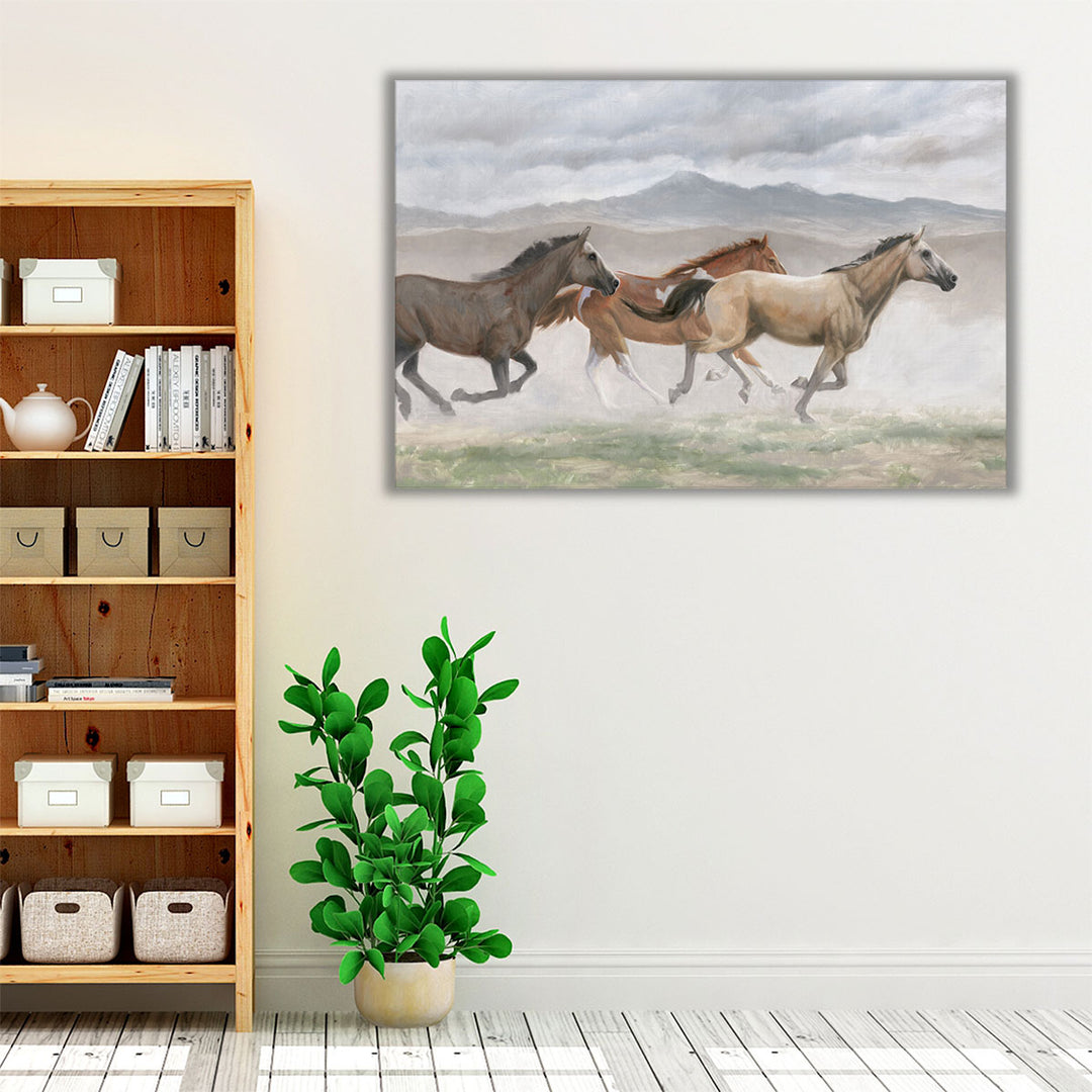 Wild Horses - Canvas Print Wall Art