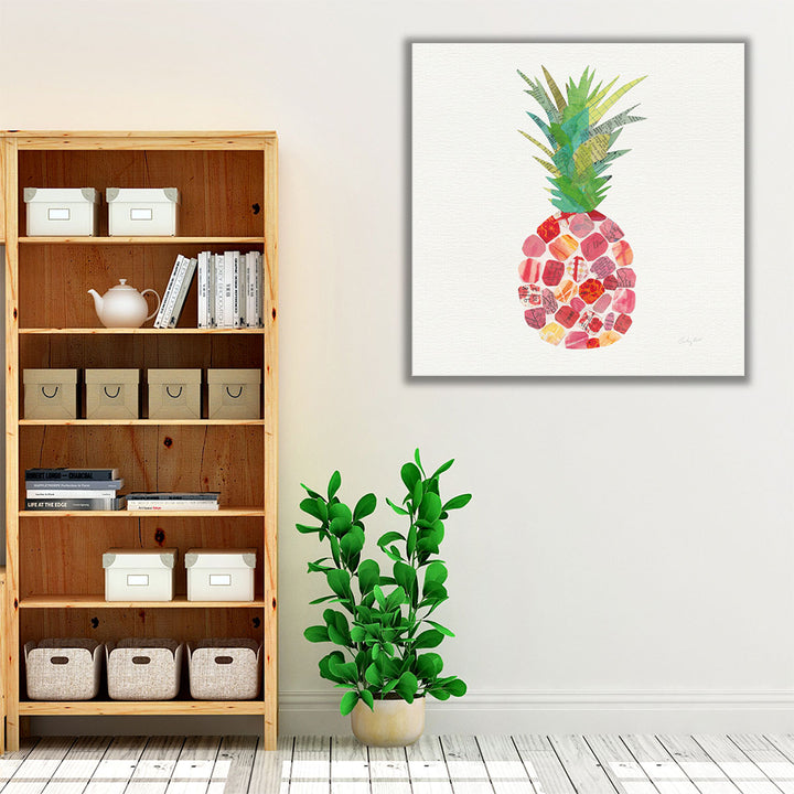 Tropical Fun Pineapple I - Canvas Print Wall Art