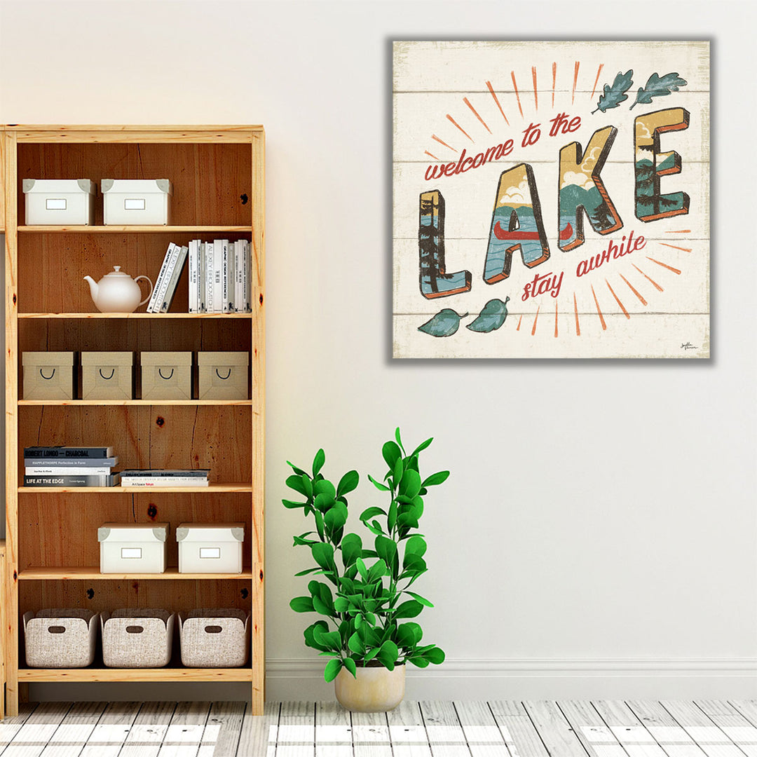 Vintage Lake II - Canvas Print Wall Art