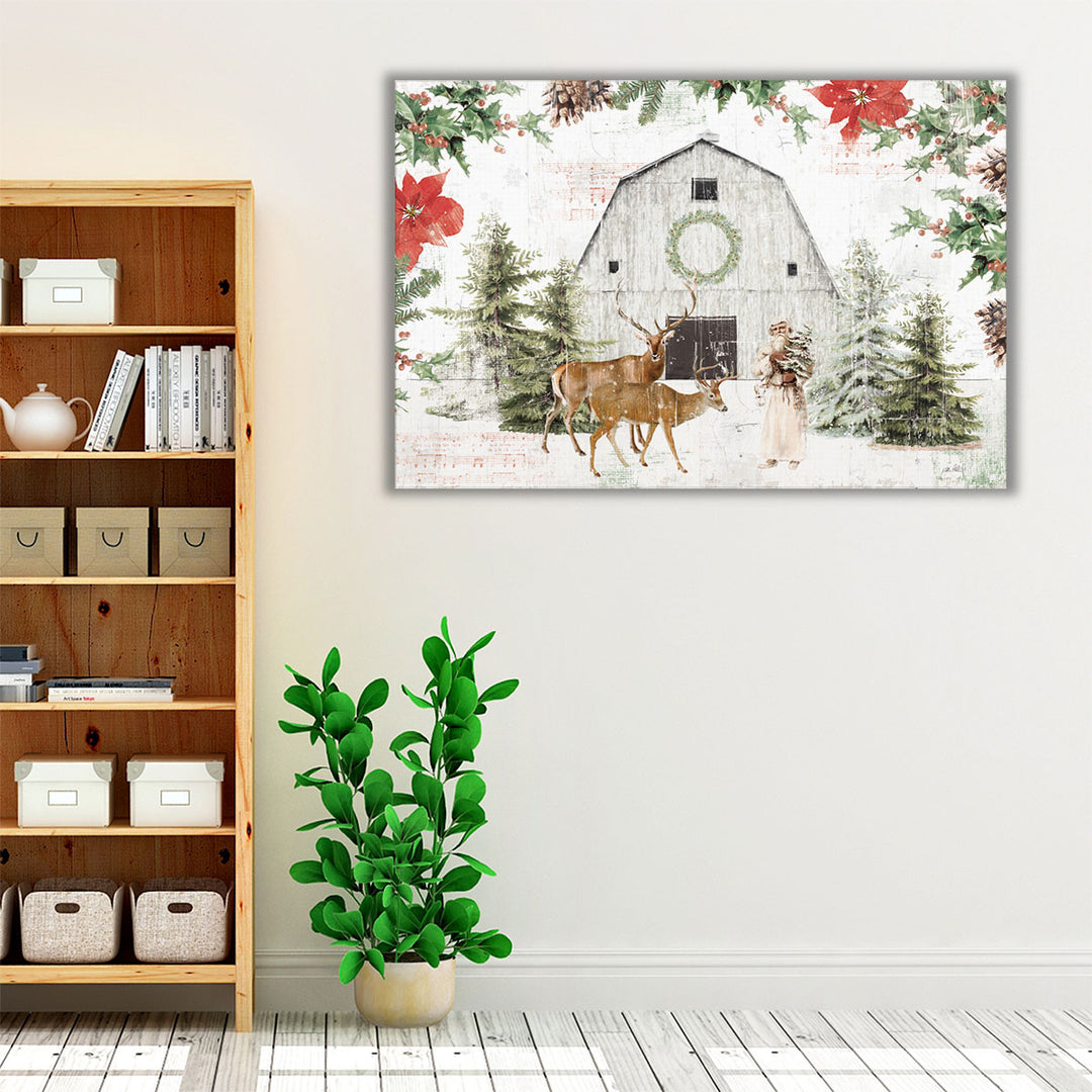 Wooded Holiday I - Canvas Print Wall Art