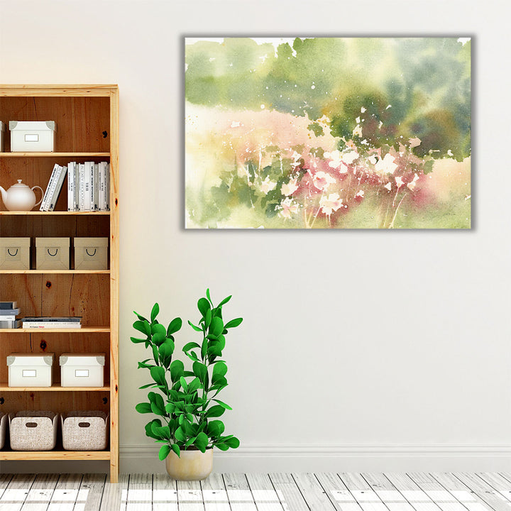 Floral Field - Canvas Print Wall Art