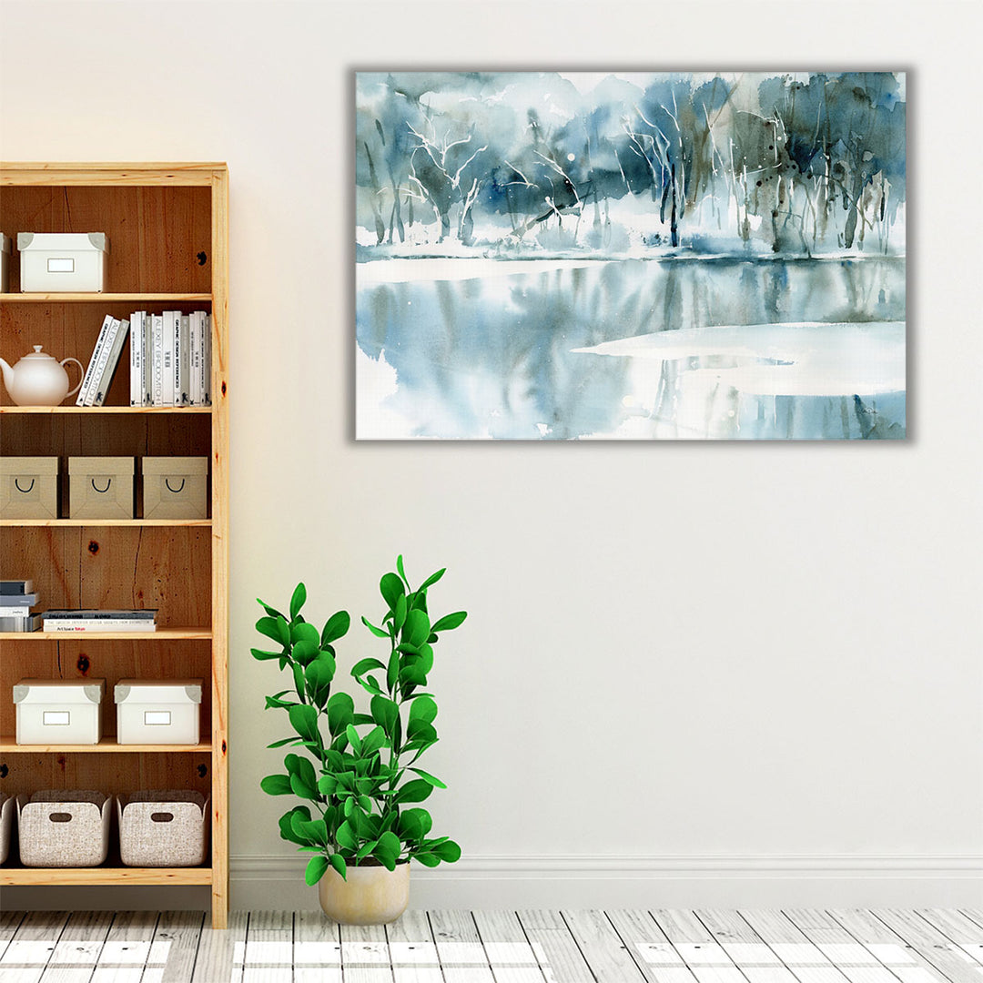 Blue Reflections - Canvas Print Wall Art