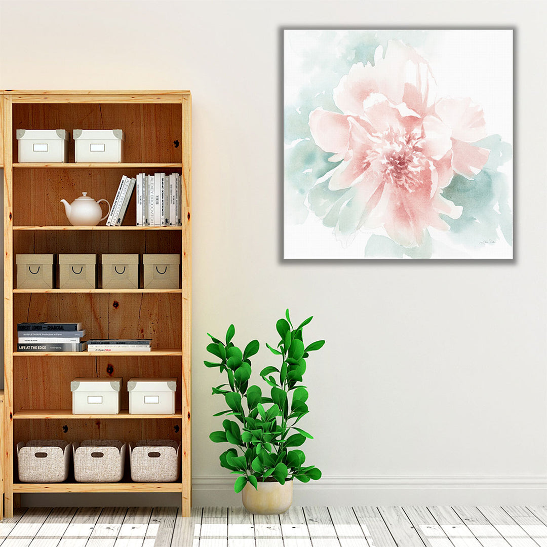 Poetic Blooming II Pink - Canvas Print Wall Art