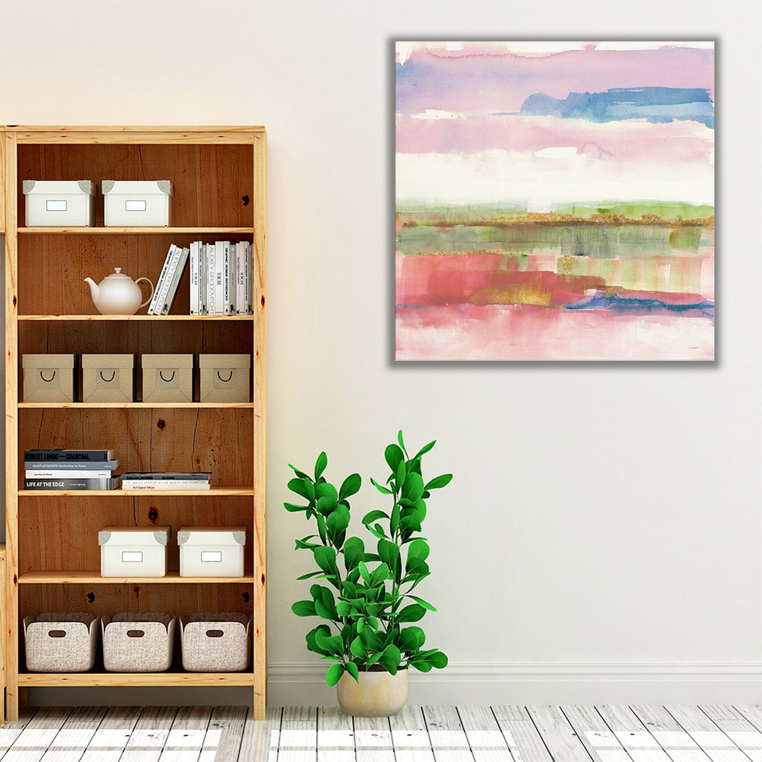 Influence Of Line And Color - Canvas Print Wall Art