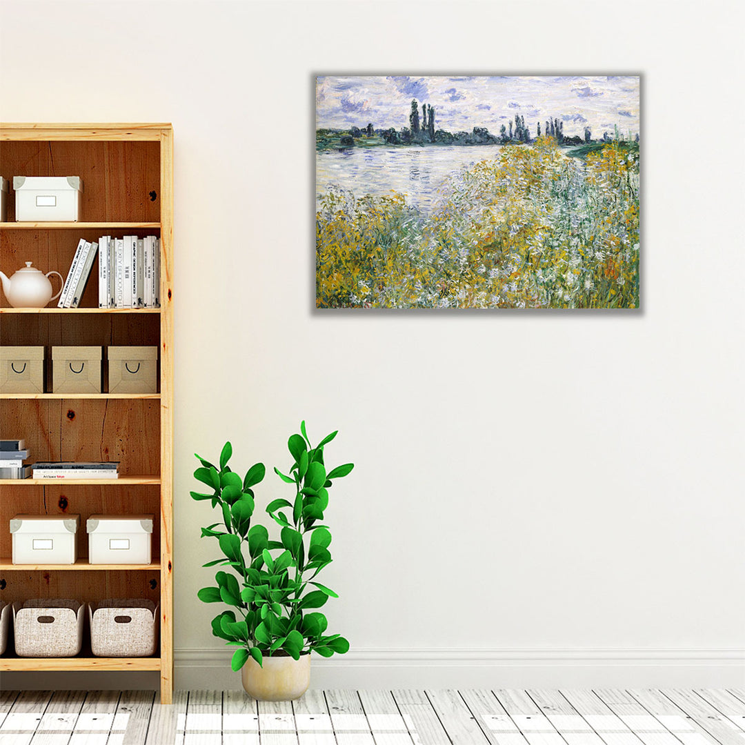 Ile aux Fleurs near Vetheuil, 1880 - Canvas Print Wall Art