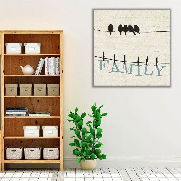 Bird Talk III - Canvas Print Wall Art