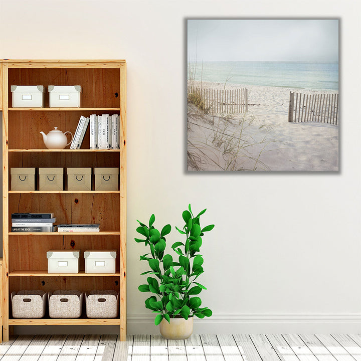 Beach Fence - Canvas Print Wall Art