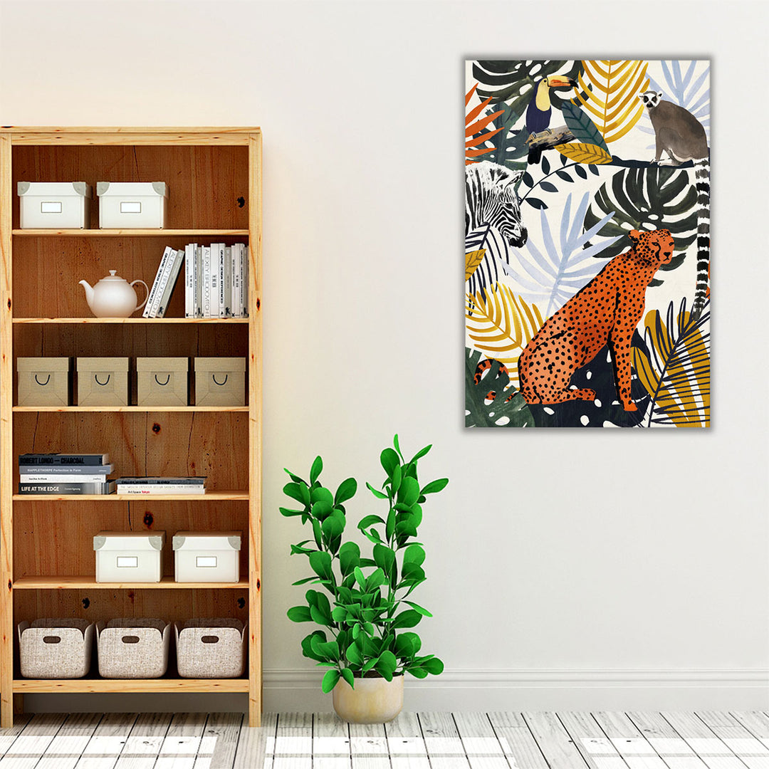 Jungle Jumble I - Canvas Print Wall Art