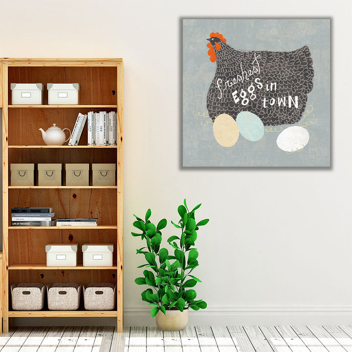 Fresh Eggs II - Canvas Print Wall Art