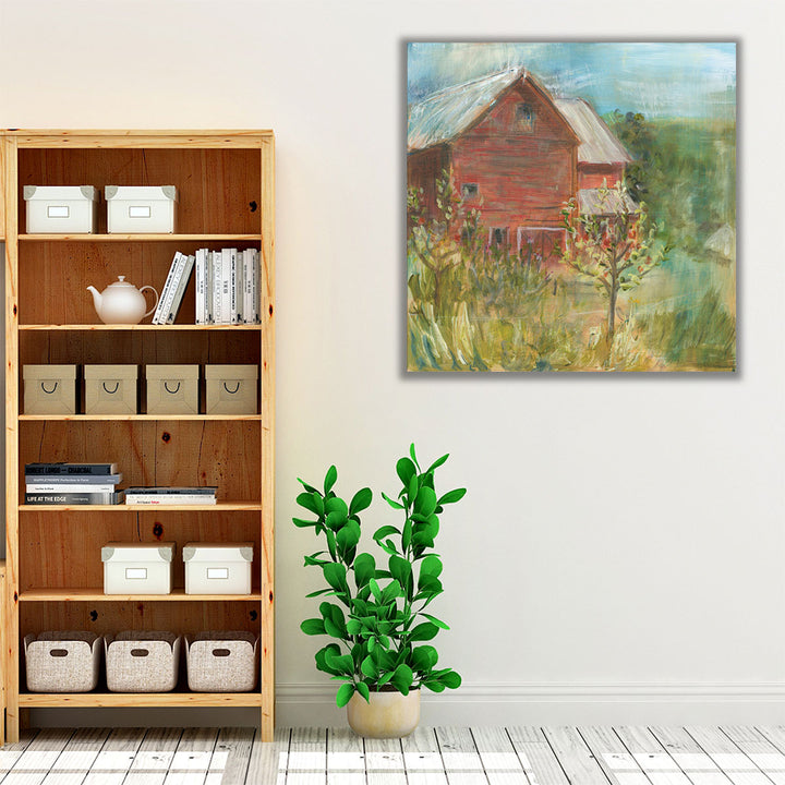 Barn Orchard - Canvas Print Wall Art