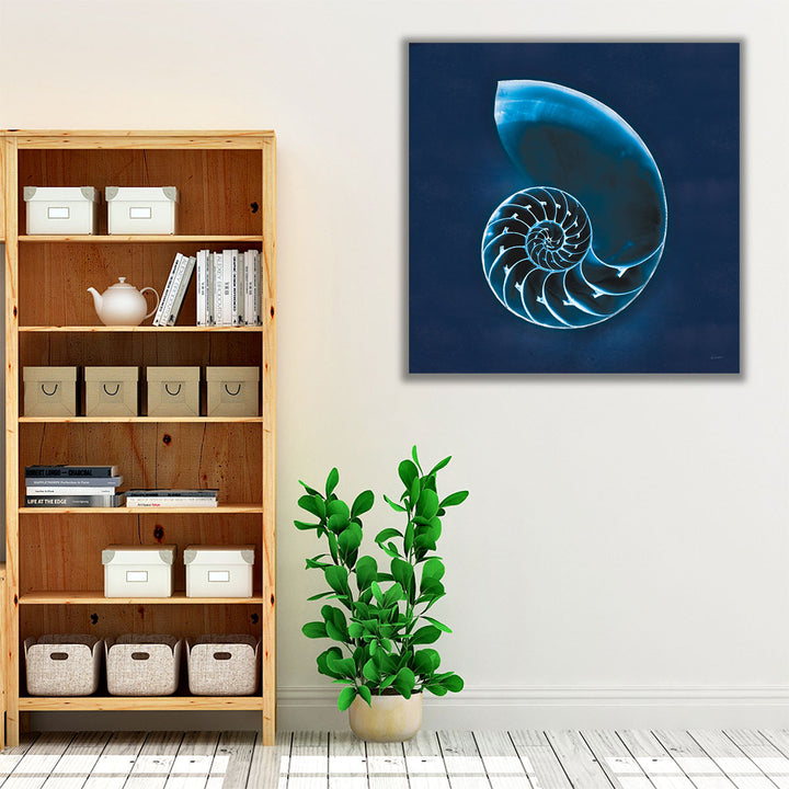 Cyanotype Sea II - Canvas Print Wall Art