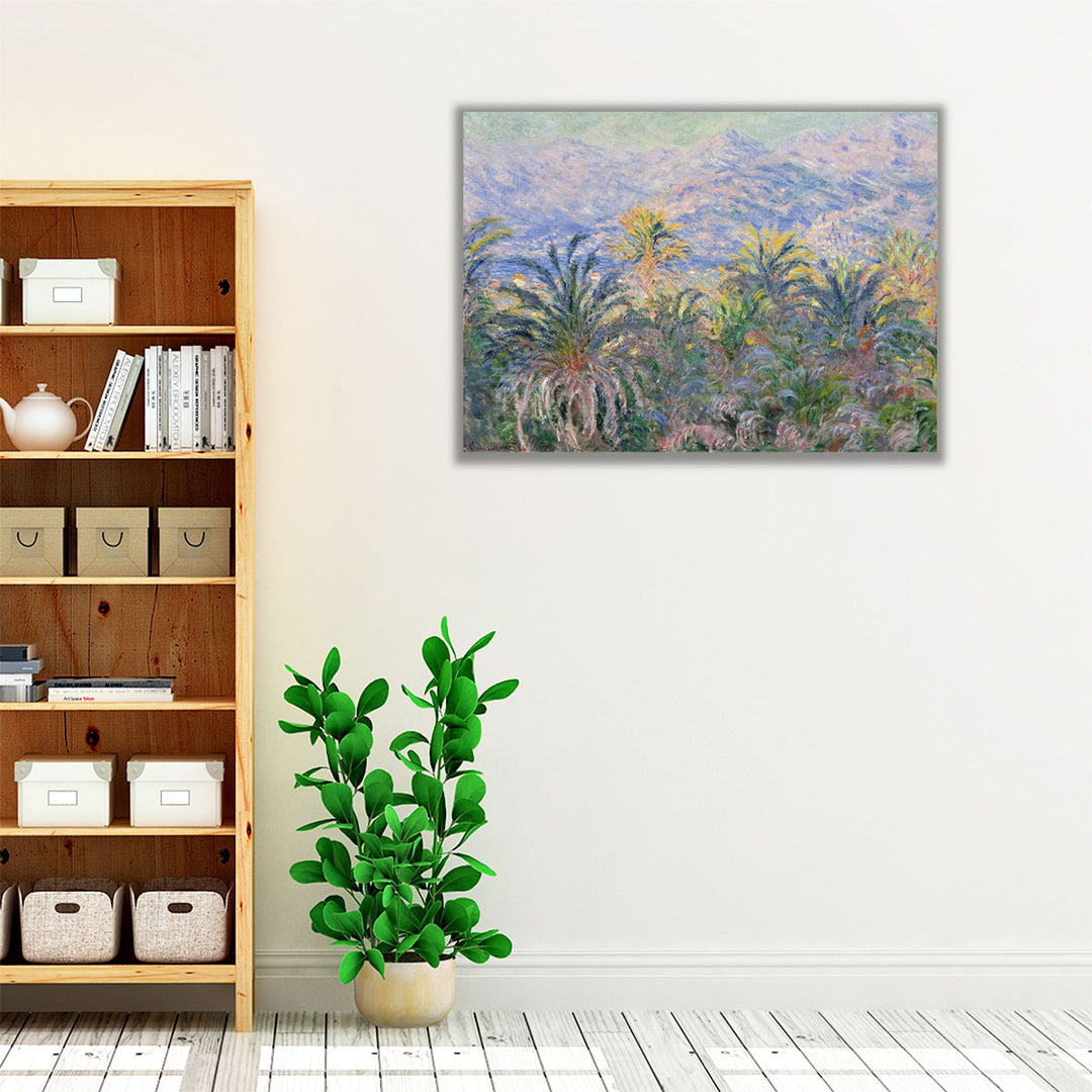 Palm Trees at Bordighera, 1884 - Canvas Print Wall Art