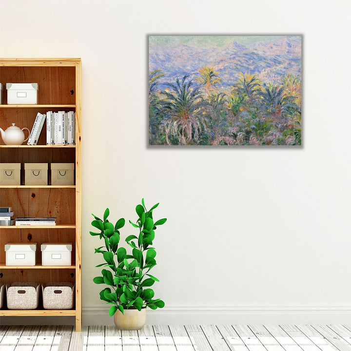 Palm Trees at Bordighera, 1884 - Canvas Print Wall Art