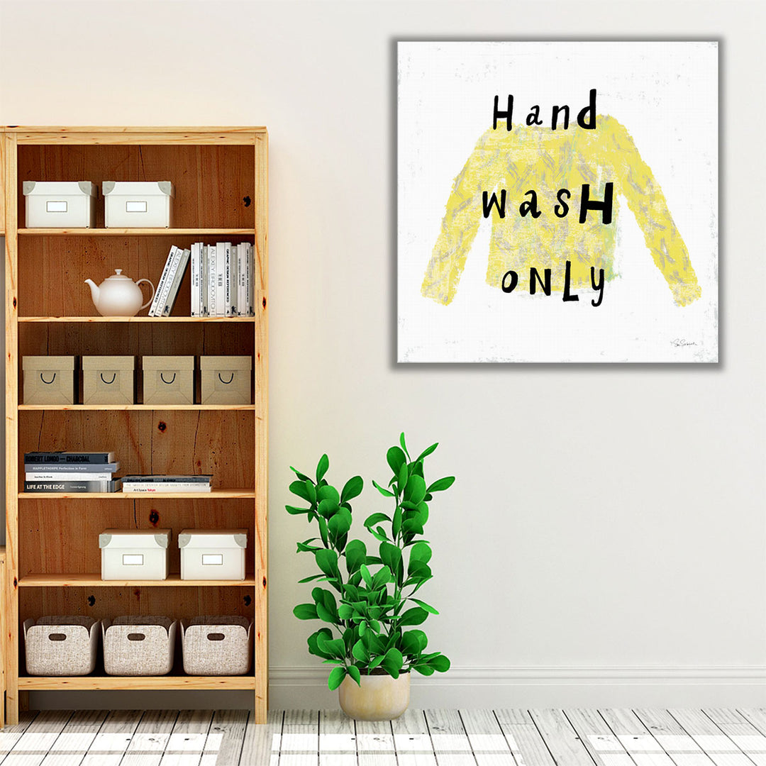 Laundry Rules IV - Canvas Print Wall Art