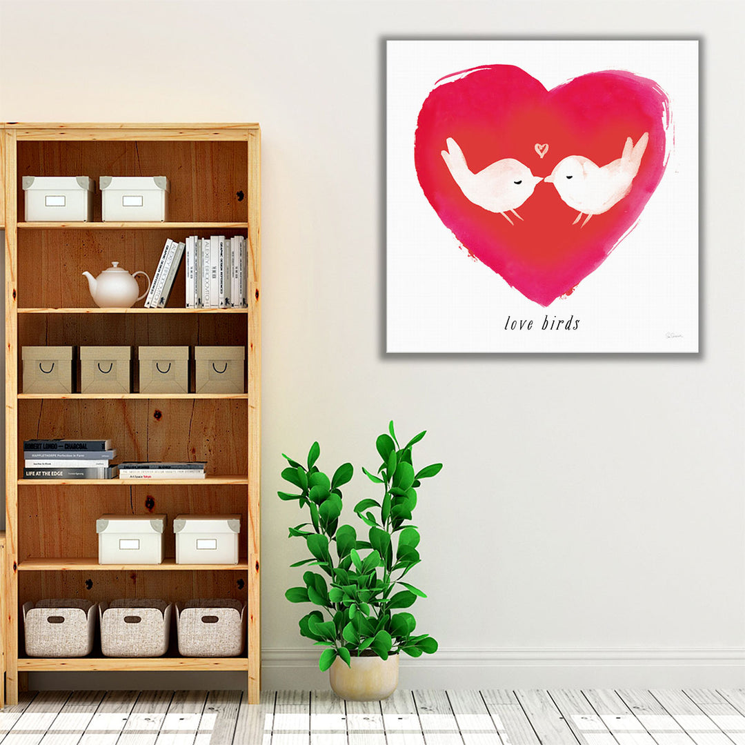 Love Birds - Canvas Print Wall Art