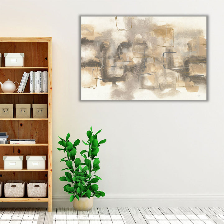 Platinum Neutrals I - Canvas Print Wall Art