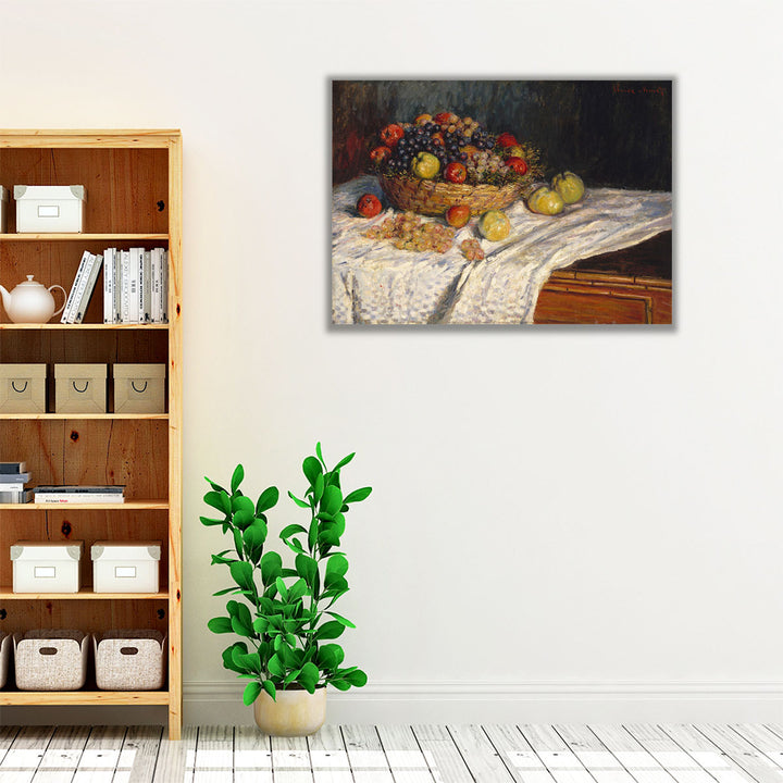Apples and Grapes, 1879-1880 - Canvas Print Wall Art