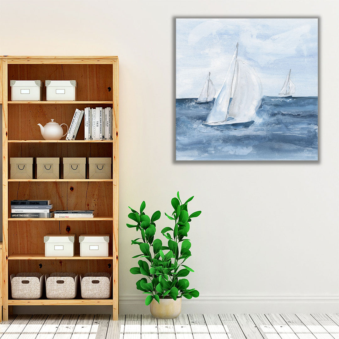 Sailboats V - Canvas Print Wall Art