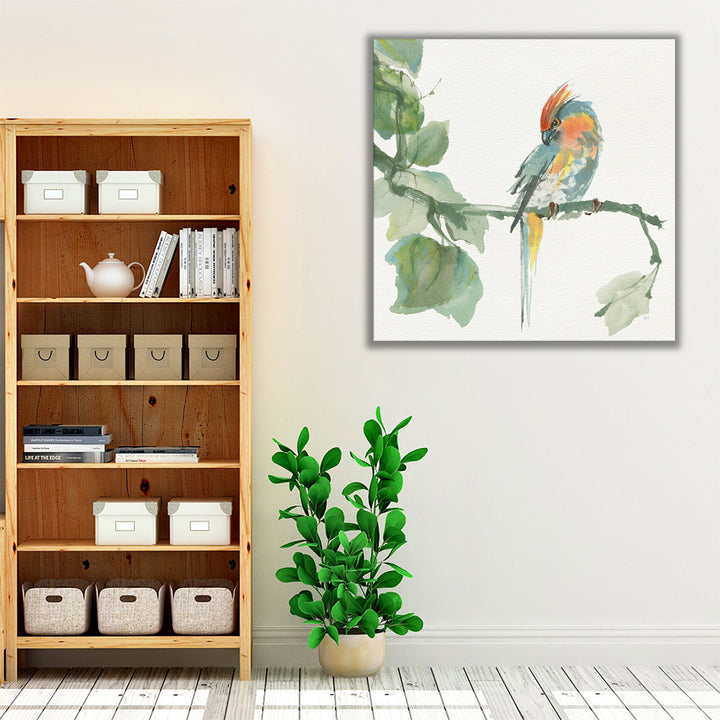 Crested Cockatoo - Canvas Print Wall Art