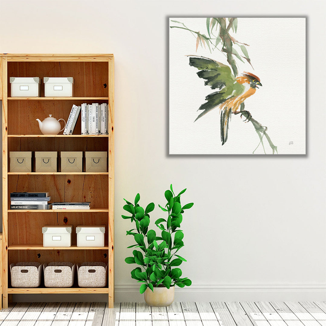 Formosan Firecrest - Canvas Print Wall Art