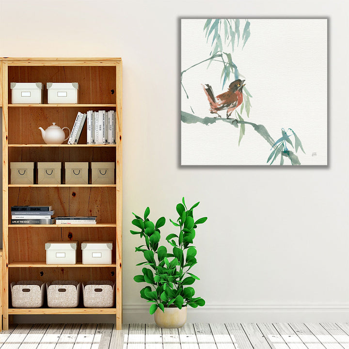 Russet Sparrow - Canvas Print Wall Art