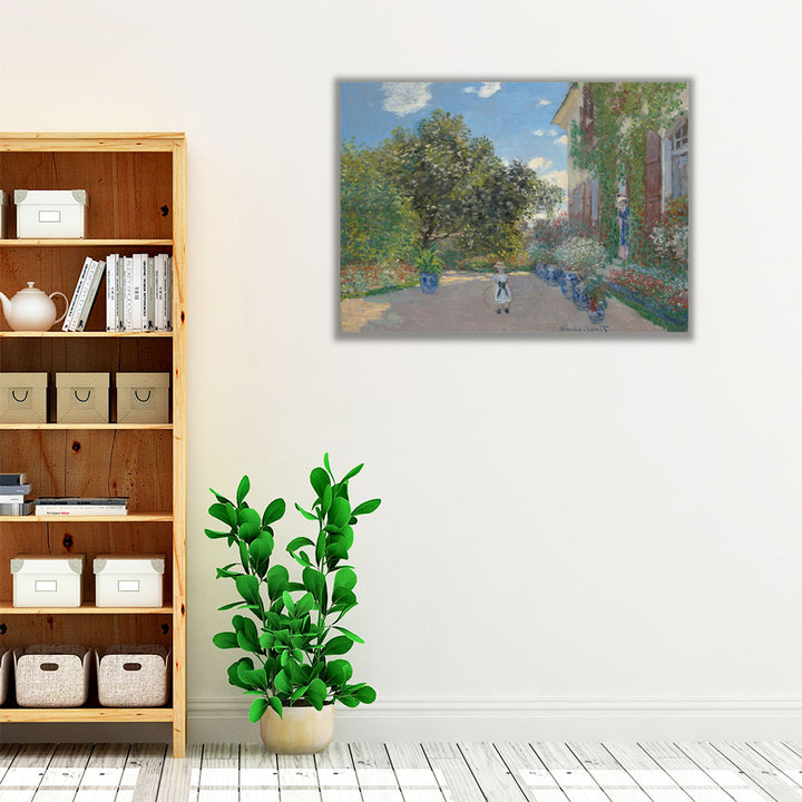 The Artist's House at Argenteuil, 1873 - Canvas Print Wall Art