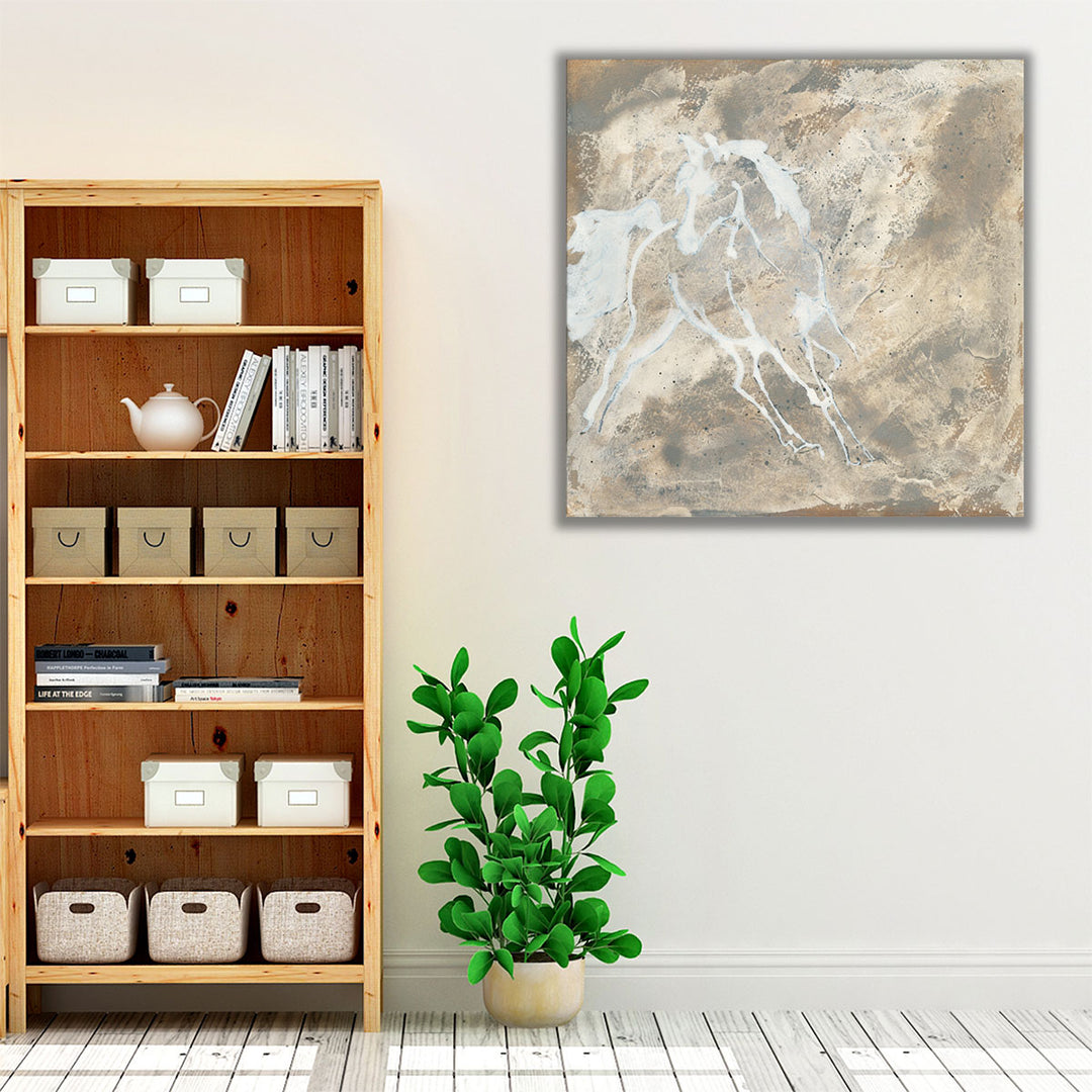 White Horse I - Canvas Print Wall Art