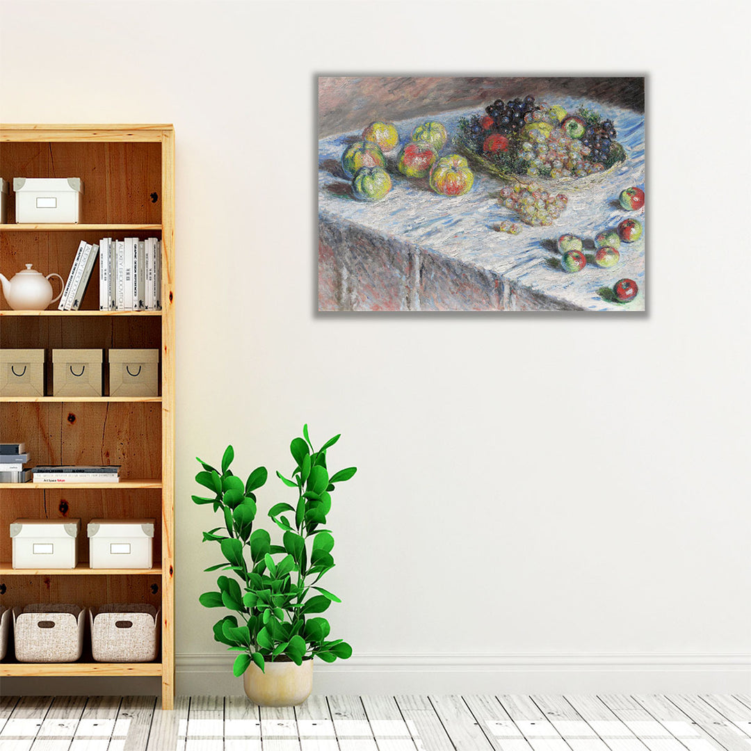 Apples and Grapes, 1880 - Canvas Print Wall Art