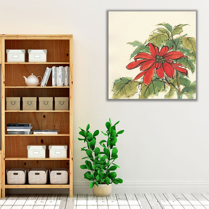 Poinsettia I - Canvas Print Wall Art