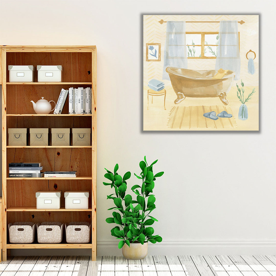 Golden Bath II - Canvas Print Wall Art