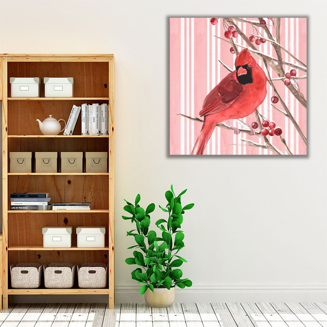 Winter Cardinal I - Canvas Print Wall Art