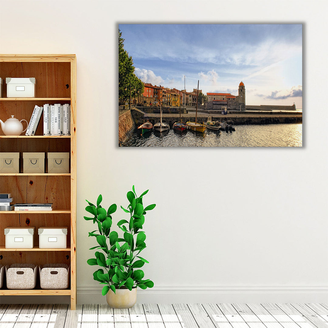 Castle On The Coast - Canvas Print Wall Art