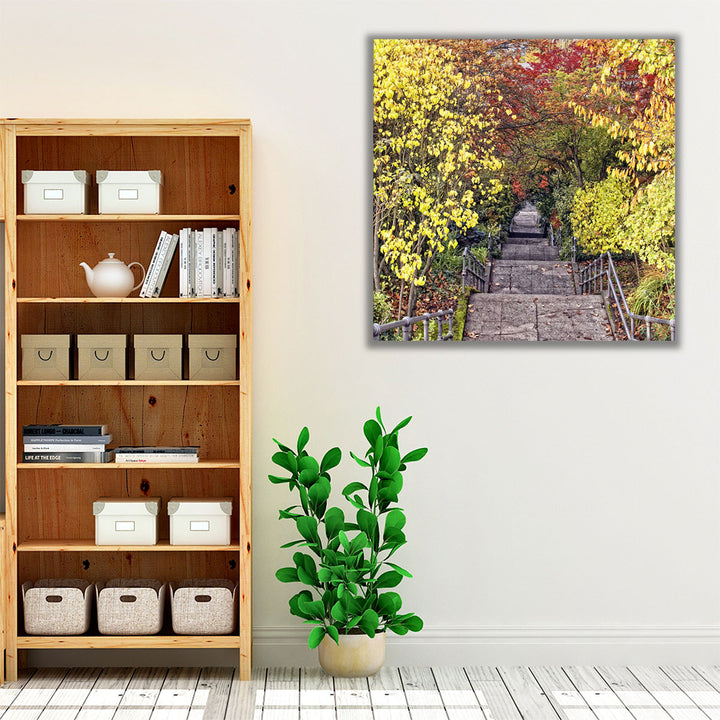 Autumn Tunnel - Canvas Print Wall Art