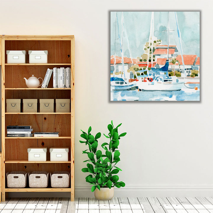 Beach Town Summer I - Canvas Print Wall Art