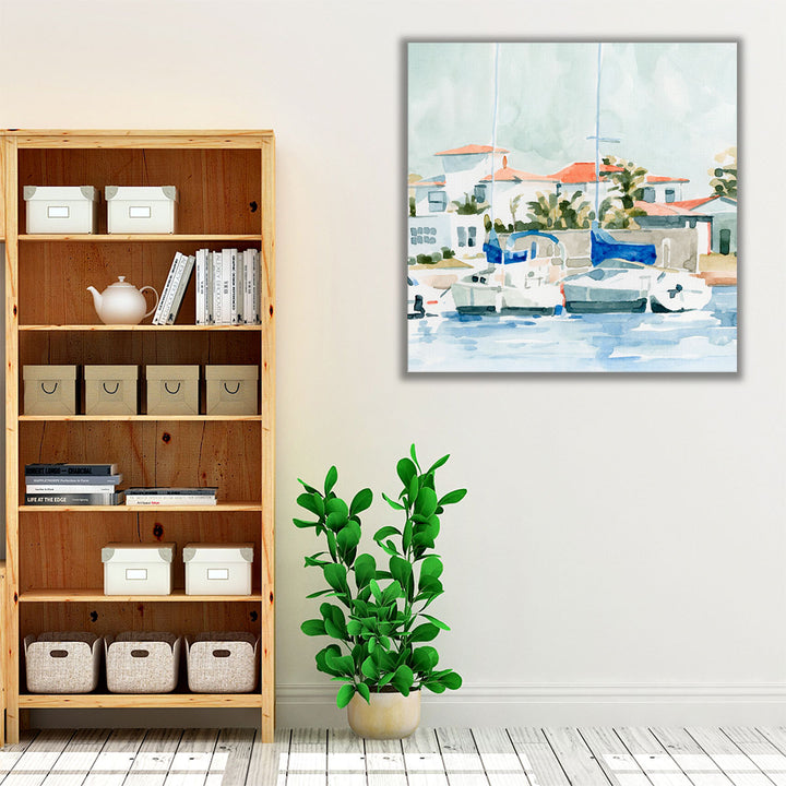 Beach Town Summer II - Canvas Print Wall Art