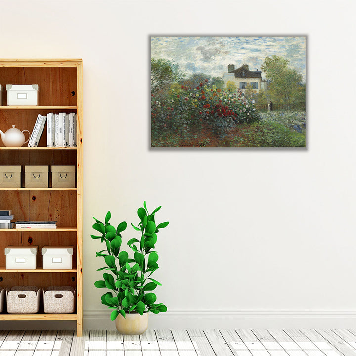 The Artist's Garden in Argenteuil, 1873 - Canvas Print Wall Art