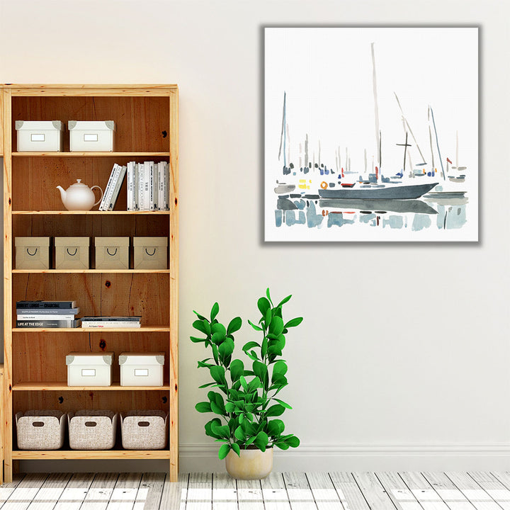 Sailboat Scenery I - Canvas Print Wall Art